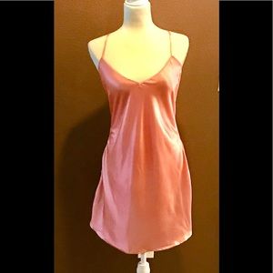 Pink Satin Sexy neglige, never worn!